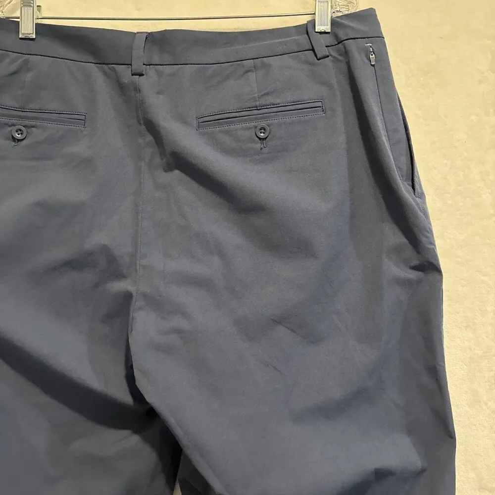 Vineyard Vines On The Go Pants Men's 36x30 Navy Blue Performance OTG Stretch